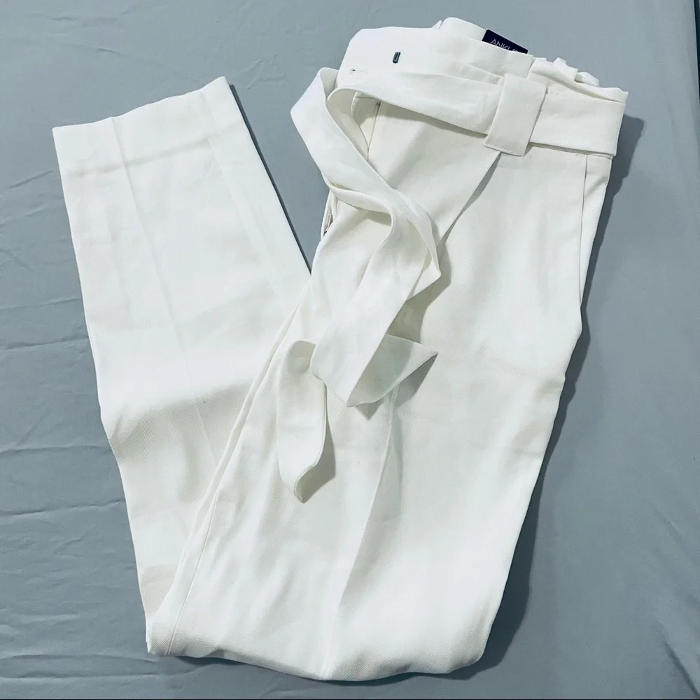 Express high rise ankle linen pants - Picture 2 of 6